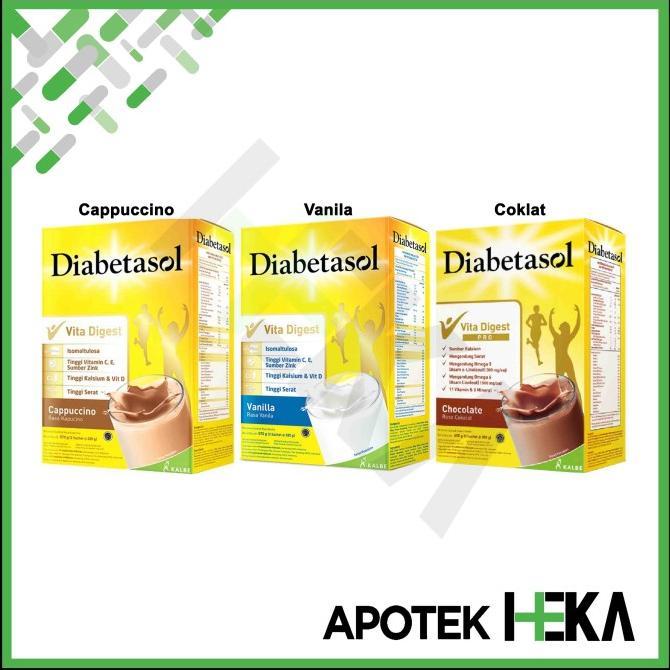 Gambar New Diabetasol 570 G - Susu Nutrisi Khusus Diabetes Original - Vanila dari Saskia Marts undefined Tokopedia