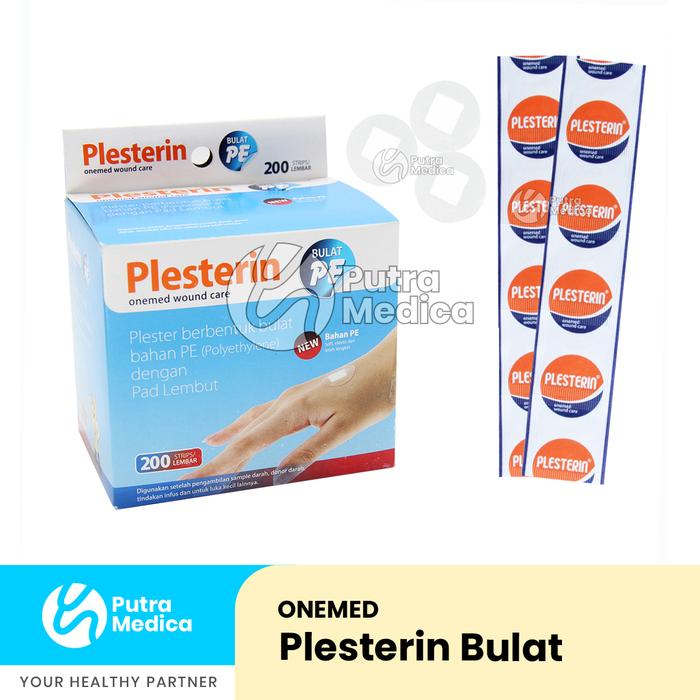 Gambar Onemed Plesterin Bulat PE - 1 Box / Plester Transparan Tahan Air dari Putra Medica Official undefined Tokopedia