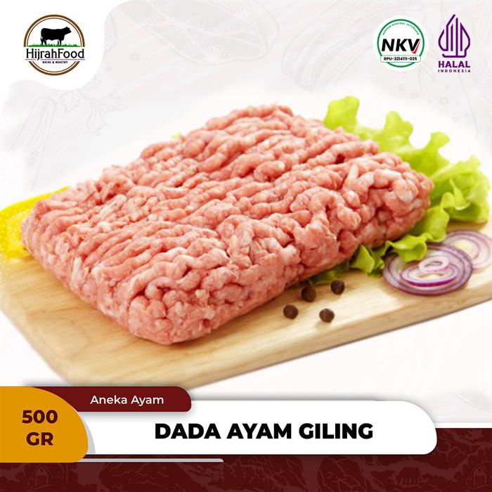 Gambar Hijrahfood Ayam Giling Dada/Paha | Minced Ground Chicken Breast/Thigh - Dada Ayam dari Hijrahfood Meatshop undefined Tokopedia