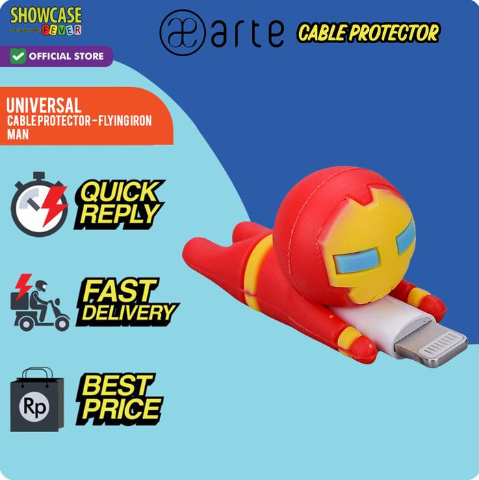 Gambar Arte Cable Protector Pelindung Kabel Perapih Robek Marvel SuperHero - Iron Man dari ShowcaseFever undefined Tokopedia