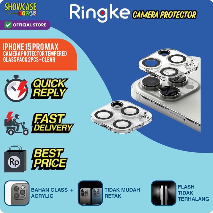 Gambar Ringke Compatible For iPhone 15 Pro Max /Pro Camera Protector Glass Styling Len Frame - 15 ProMax Glass dari ShowcaseFever undefined Tokopedia