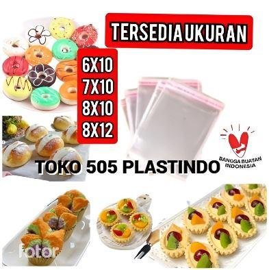 Gambar Opp Lem Roti plastik Buat packing Aksesoris 6x10 7x10 8x10 8x12 - Opp Lem, 6x10 dari 505 Plastindo undefined Tokopedia