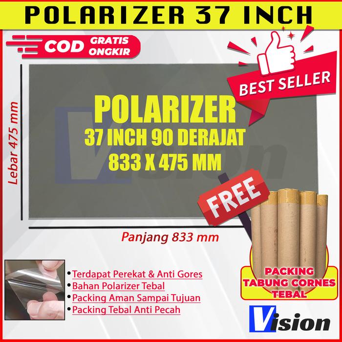 Gambar POLARIZER LCD LED 37 INCH 90 DERAJAT BAGIAN DALAM POLARIS POLARIZED dari visionelektronik_NEW undefined Tokopedia
