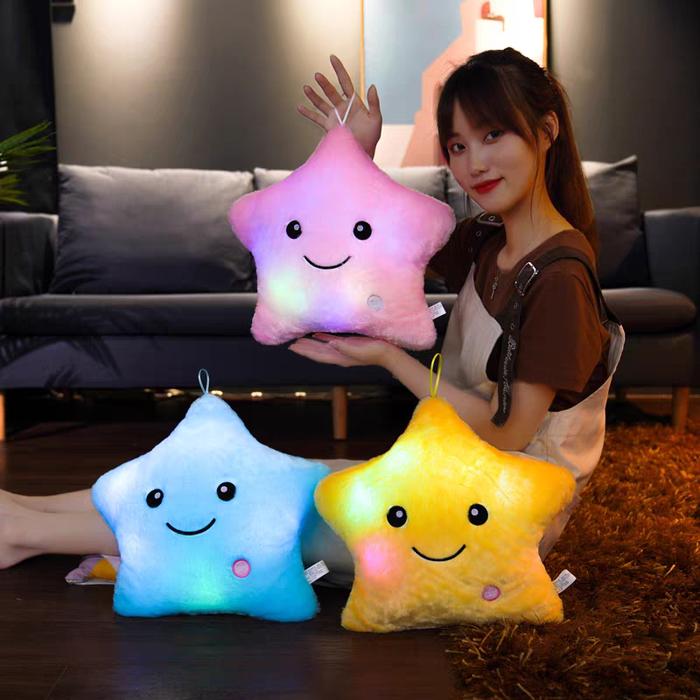 Gambar boneka bintang star led hiasan pajangan kamar - random dari Ribbon Star undefined Tokopedia