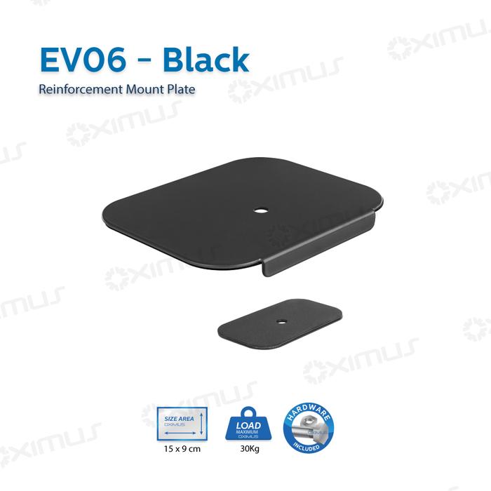 Gambar Kit Plate Plat Penguat Protektor Pengaman Meja Bracket OXIMUS EV06 - Hitam, Seller dari Oximus Indonesia undefined Tokopedia