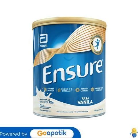 Gambar Terbaru Ensure Gf Rasa Vanila 400 Gram Kaleng Best Quality dari Saskia Marts undefined Tokopedia