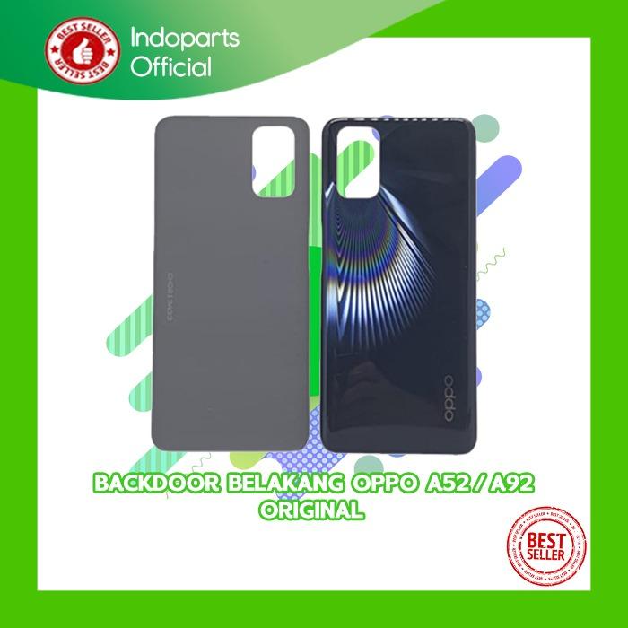 Gambar TUTUP BELAKANG COVER OPPO A52 / A92 BACKCOVER ORIGINAL - TWILIGHT BLACK dari INDOPARTS OFFICIAL undefined Tokopedia