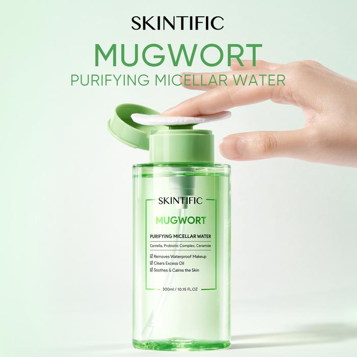 Promo SKINTIFIC Mugwort Purifying Micellar Water 300 ml Skintific