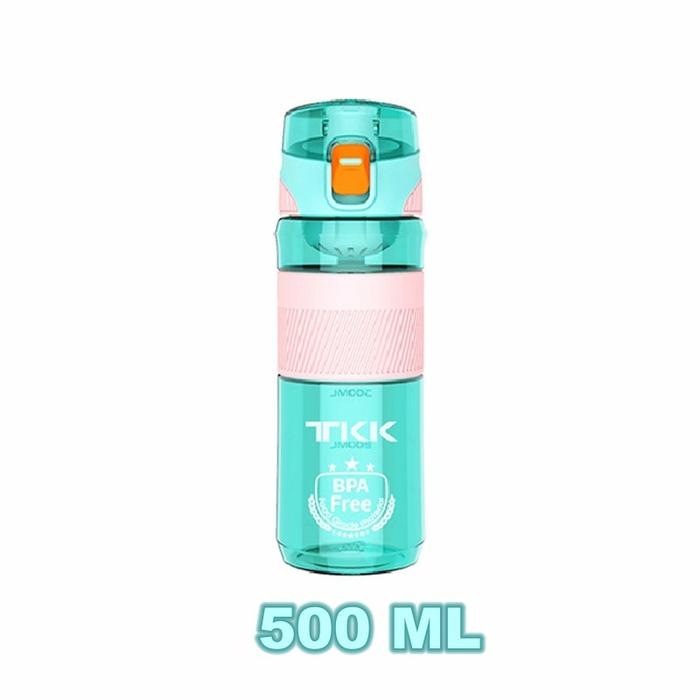 Gambar TKK-1002 Sport Water bottle Botol Minum Olahraga Tritan BPA Free - Cyan 500ml dari All Store Ricky undefined Tokopedia