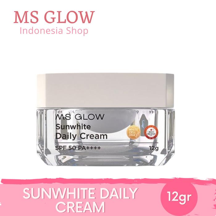 Gambar MS GLOW SUN WHITE / GLOW DAY CREAM - sunwhite dari MS Glow Indonesia Store undefined Tokopedia