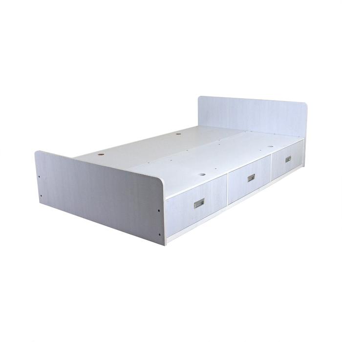Gambar Soho.id Ecco Bed - Ranjang Laci Divan Ekonomis Minimalis - Putih, 100 x 200 dari Soho.id Furniture Kab. Bogor Tokopedia