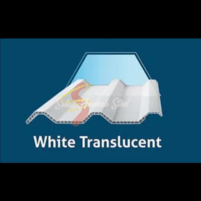 Atap Translucent Jual Atap UPVC Alderon Twinwall 860 10mm (Lebar 860mm) - Putih ...