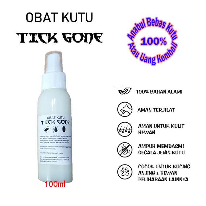 Gambar Tick Gone Obat Kutu Kucing Anjing Basmi Kutu Bahan Alami - 1TG dari Raphael Ralph Store undefined Tokopedia