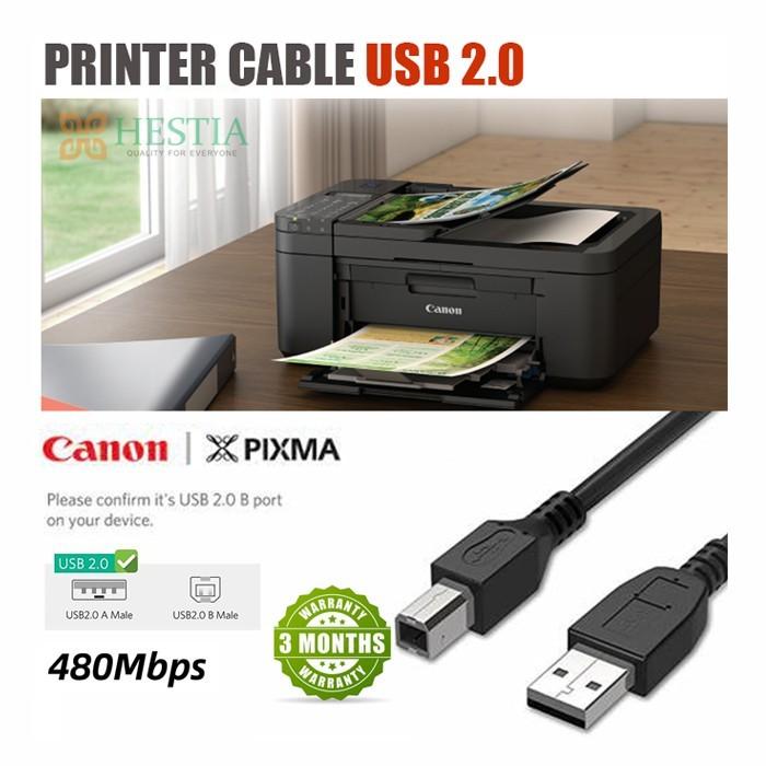 Gambar Kabel Printer USB 2.0 Canon PIXMA original dari box printer 1.5 M dari Artha Luber undefined Tokopedia