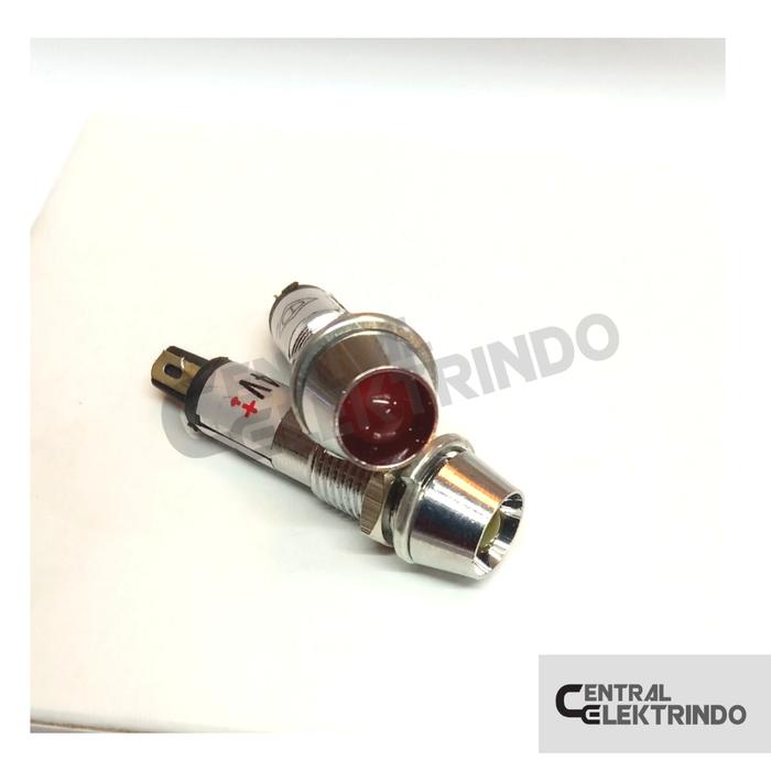 Gambar Pilot Lamp Besi AC 220V Lampu LED Lampu Pilot LED Besi AC 220Volt - Besi-AC-Merah dari central elektrindo undefined Tokopedia