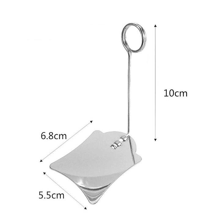 Gambar Price Tag Holder Stand Card Holder Tiang Nomer Meja Price Tag Stand - 10cm dari Yuan-K undefined Tokopedia
