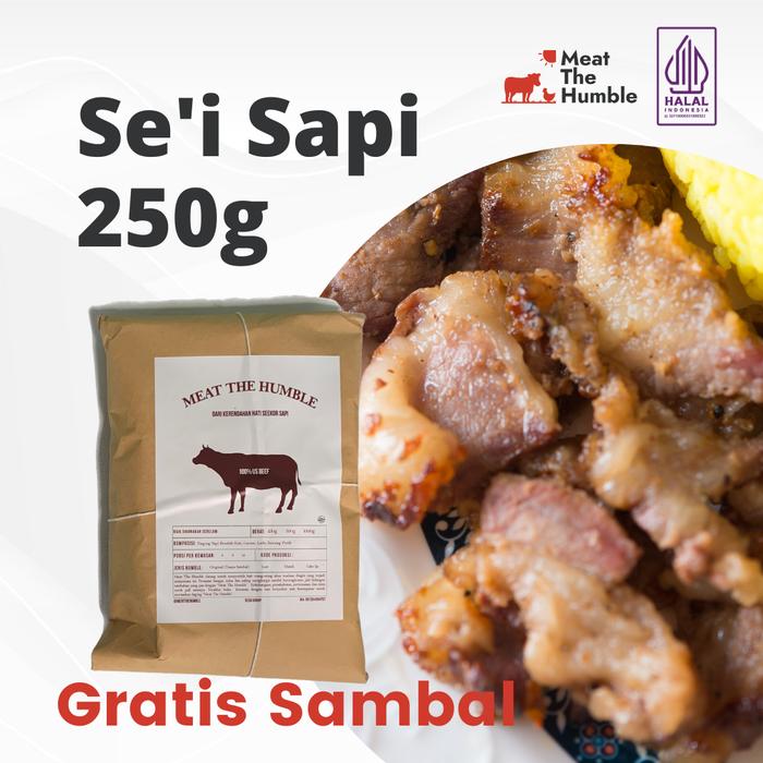 Gambar Sei Sapi Khas Kupang / Daging Asap 250 g - Matah dari Meat The Humble undefined Tokopedia