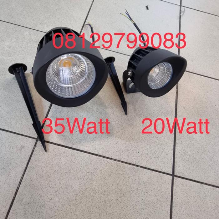 Gambar lampu taman led garden lamp led spot tembak outdoor 12w 12 watt - KABEL ON OFF dari eco led lighting undefined 4 Tokopedia