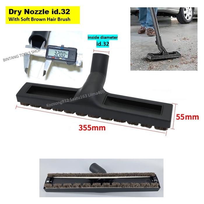 Gambar Aksesoris Wet Nozzle & Dry Nozzle id.32 for Vacuum Cleaner Part id32 - DryNoz id32 355 dari BINTANG TOOLS SHOP undefined Tokopedia