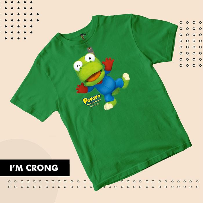 Gambar Baju Kaos Anak Gambar Pororo Crong Unisex Usia 1 2 3 4 5 6 7 8 9 10th - Hijau Fujii, S (1-2th) dari Eiyo Store Kids undefined Tokopedia