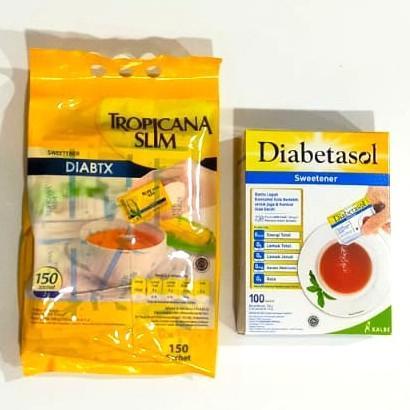 Gambar [READY] tropicana slim diabtx 150 sachet/Gula Tropicana diabtx .ASLI - DIABETASOL 100S dari SportsPro_id undefined Tokopedia