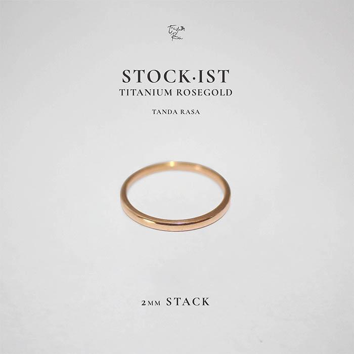 Gambar Cincin Stack 2mm untuk Pria dan Wanita dari Tanda Rasa Studio undefined 5 Tokopedia