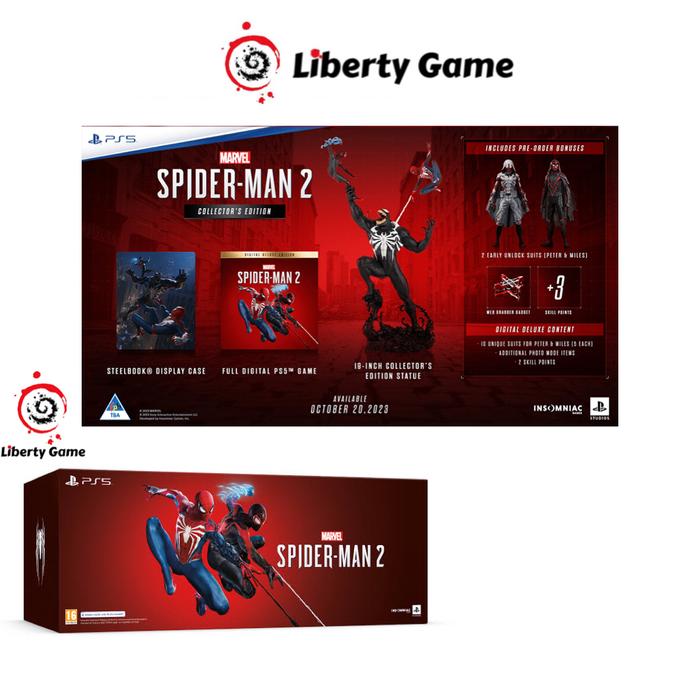 Gambar PS5 Marvel Spiderman 2 Spider Man 2 Collector Edition dari Liberty Game Store undefined Tokopedia