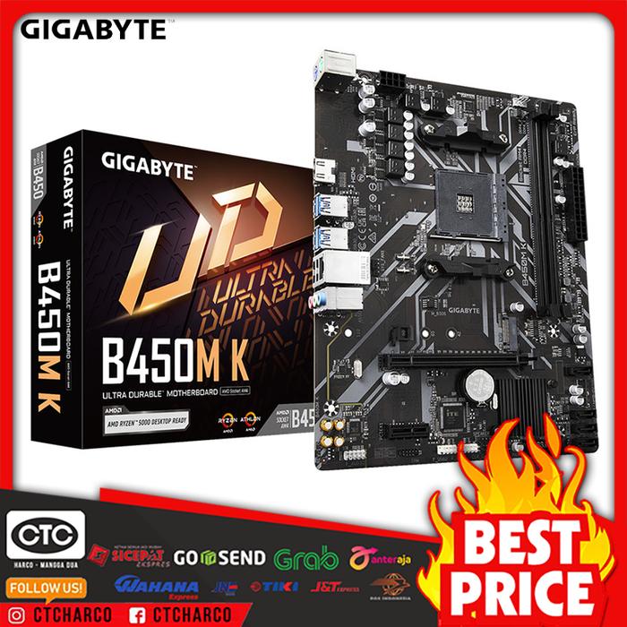 Gigabyte B450M K (ソケットAM4/B450/DDR4/S-ATA 600/Micro ATX) For Gigabyte B450M K Motherboard Socket AM4 AMD B450 DDR4 Micro ATX Tested  Work | eBay
