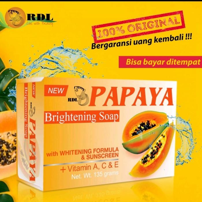 Gambar sabun pepaya RDL 135 gram original Filipina dari Warung Andy undefined Tokopedia