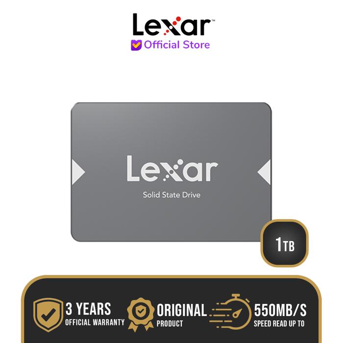 Gambar Lexar SSD NS100 1TB Sata III - LNS100 1 TB 2.5" dari Lexar Indonesia Official undefined Tokopedia