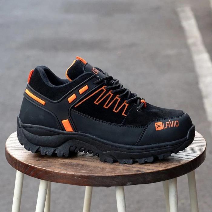 Gambar Lavio Sepatu Outdoor Gunung Pria Hiking Touring Adventure Safety Shoes - Hitam, 39 dari Fashion Pria 10 undefined Tokopedia