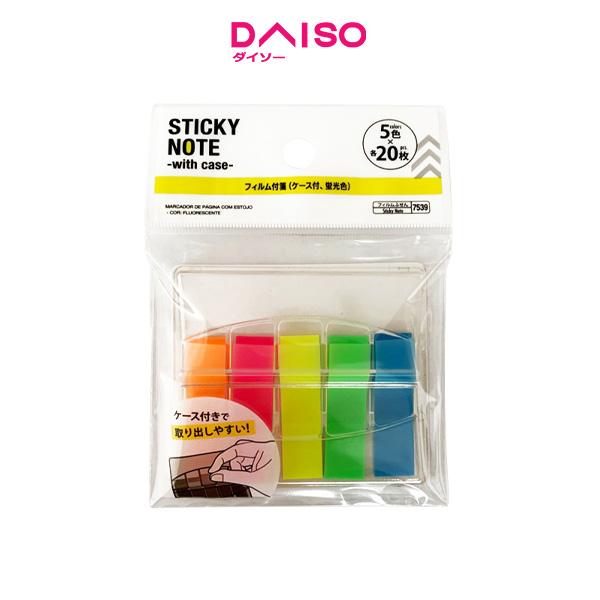 Jual Daiso Sticky noe-with case-Fluorescent Color- - Jakarta Pusat ...