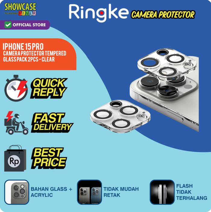 Gambar Ringke Compatible For iPhone 15 Pro Max Plus Camera Tempered Glass Lens Frame Styling - Camera Temp, 15 Pro dari ShowcaseFever undefined Tokopedia