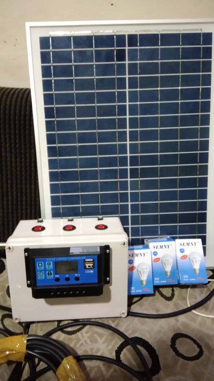 Gambar Paket portable Solar Power Home System 220VAC&12v batt120Ah PVAh 200wp dari Ecolife Solar Energy System undefined Tokopedia