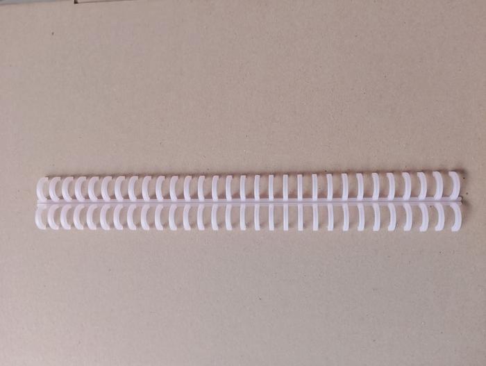 Gambar Ring Binder DIY Spiral Binder Strip Loose Leaf Binding Strip - Pink Transparan dari Flashee undefined Tokopedia