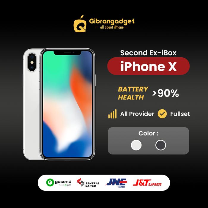 Gambar iPhone X Ex iBox - 64GB, Space Gray dari GIBRANGADGET.OFC undefined Tokopedia