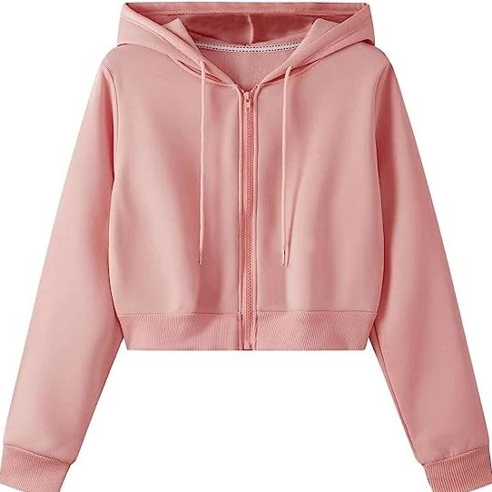 Gambar jacket wanita/basic hoodie/hoodie crop top zipper resleting wanita - pink, XL dari Rinstuff88 undefined Tokopedia
