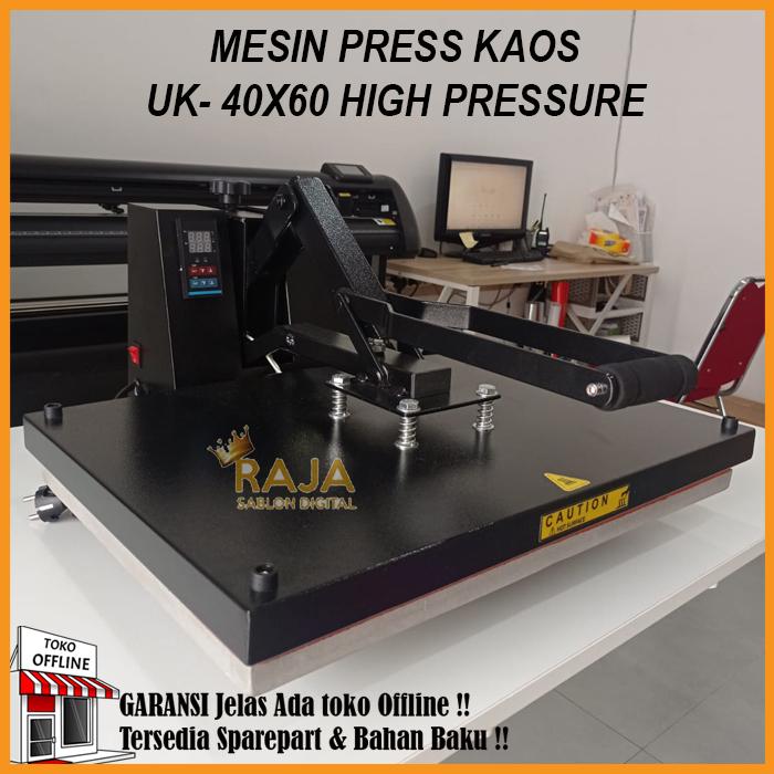 Gambar Mesin Press Kaos Standar 40x60 cm | Heat Press Digital | Press DTF, Polyflex, Sublimasi , Swarovski payet - PB 40X60 dari Raja Sablon Digital undefined Tokopedia