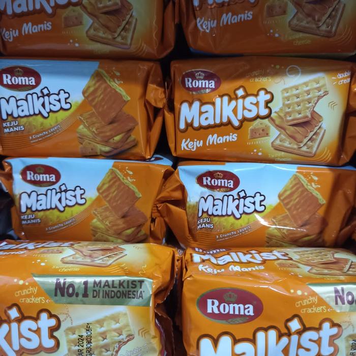 Gambar ROMA MALKIST KEJU 1 PACK dari panggon rojo ngemil undefined Tokopedia
