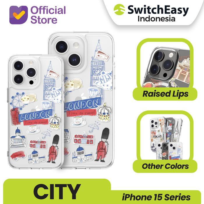 Gambar Case iPhone 15 Pro Max Plus SwitchEasy City Slim Cover Casing - London, 15 Pro Max dari SwitchEasy Official undefined Tokopedia