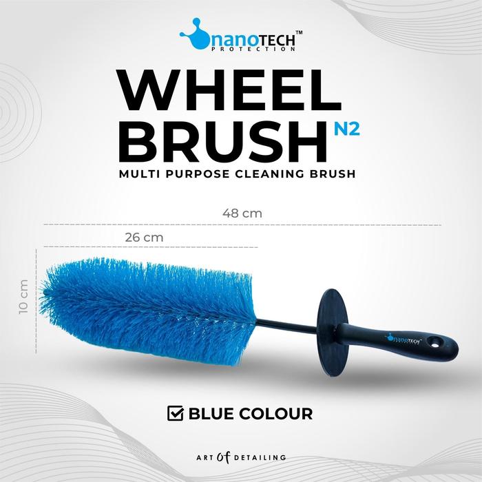 Gambar WHEEL BRUSH DETAILING - nanoTECH PROTECTION - SIKAT PEMBERSIH VELG MOBIL MOTOR - KUAS DETAILING BRUSH - KUAS MESIN - SIKAT KNALPOT - SEMIR BAN - TIRE DRESSING - PURE TIRE GEL Car - Biru dari nanoTECH PROTECTION undefined Tokopedia