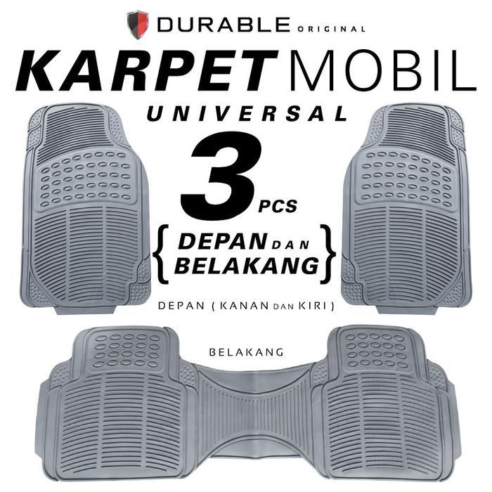 Gambar Nissan Terano March Xpander Karpet Mobil PVC 3pcs DURABLE - GREY dari Durable Indonesia undefined Tokopedia