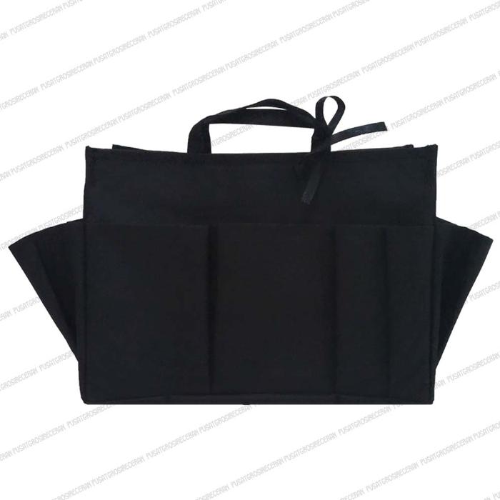 Gambar Bag in Bag size M (Bag Organizer) - 1. Hitam Hitam dari Pusat Grosir Eceran undefined Tokopedia
