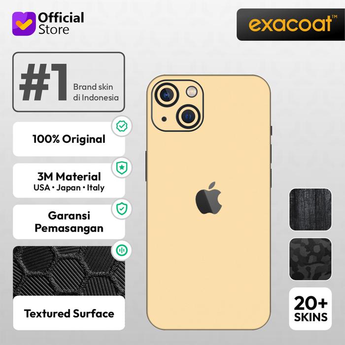 Gambar Exacoat iPhone 14 Compatible Premium 3M Skin / Garskin - Model 360 - Mellow Yellow dari Exacoat Kota Bekasi Tokopedia