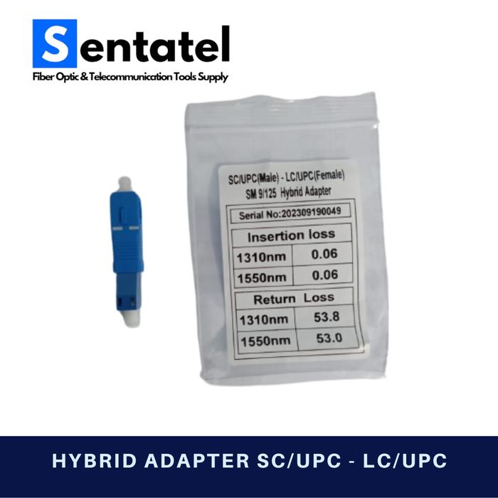 Jual Hybrid Adapter LC/UPC(Female) to SC/UPC (Male) SM-9/125 ...