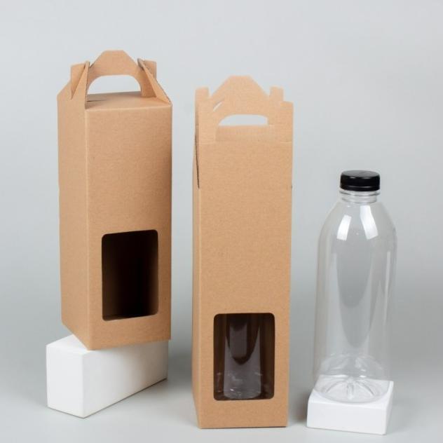 Gambar Kardus Jinjing Dus Botol 1 Liter Kotak Packaging Kemasan Box Botol 1 L - Polos dari Pack and Wraps undefined Tokopedia