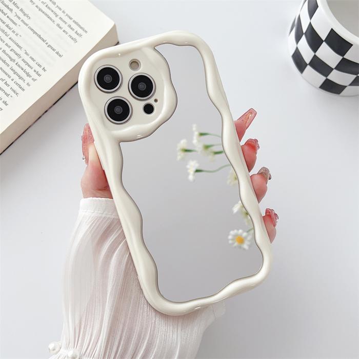 Gambar New! Case Suitable For Vivo Y12 Y15 Y17 Y12i Y20 Y20S Y12S Wave Mirror - Mirror White, Y12 / Y15 / Y17 dari Casing Avenue undefined Tokopedia