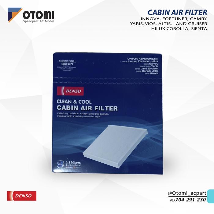 Gambar CABIN AIR FILTER I KABIN FILTER AC MOBIL Ori Denso - 2370 dari Otomi_NEW undefined Tokopedia