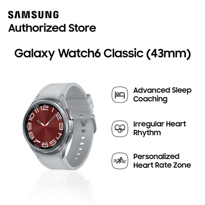 Gambar Samsung Galaxy Watch6 Classic 43mm - Silver dari H2 Samsung Authorized undefined Tokopedia