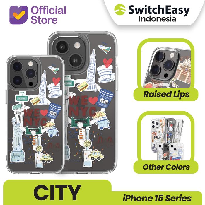 Gambar Case iPhone 15 Pro Max SwitchEasy City Slim Magsafe Cover Casing - Magsafe NewYork, 15 Pro Max dari SwitchEasy Official undefined Tokopedia